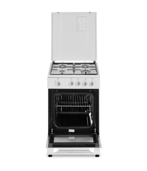 Simfer | Cooker | 4401SGRBB | Hob type Gas | Oven type Gas | White | Width 50 cm | Depth 55 cm | 49 L