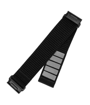 Fixed | Sporty Strap for Garmin QuickFit 22mm | 160-210 mm | Black | Nylon