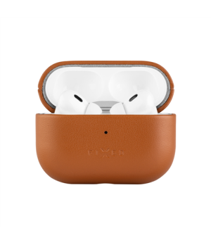 Fixed | Earbuds Case with MagSafe Support | Apple AirPods Pro 2/Pro 2 (USB-C) | Brown | Leather