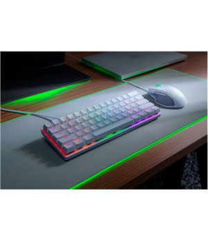 Razer | Huntsman Mini 60% | Mercury | Gaming keyboard | Wired | Optical | RGB LED light | US