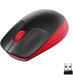 Logitech | Full size Mouse | M190 | Wireless | USB | Red