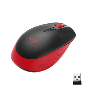 Logitech | Full size Mouse | M190 | Wireless | USB | Red