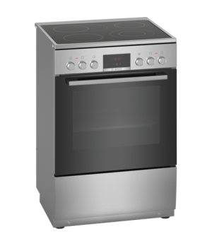 Bosch | Cooker | HKR39A250U | Hob type Vitroceramic | Oven type Electric | Stainless steel | Width 60 cm | Electronic ignition |