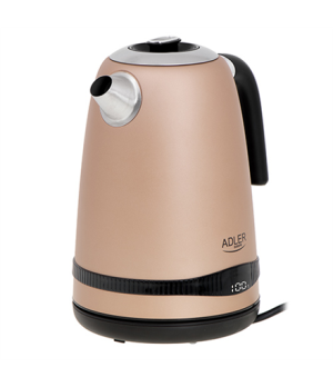 Adler | Kettle | AD 1295 | Electric | 2200 W | 1.7 L | Stainless steel | 360° rotational base | Golden