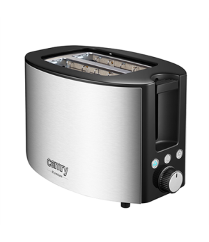 Camry | Toaster | CR 3215 | Power 1000 W | Number of slots 2 | Housing material Stainless steel | Black/Stainless steel