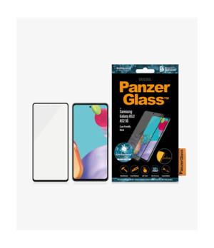 PanzerGlass | Samsung | Galaxy A52 | Black/Transparent | Antifingerprint screen protector