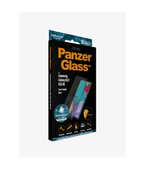 PanzerGlass | Samsung | Galaxy A52 | Black/Transparent | Antifingerprint screen protector