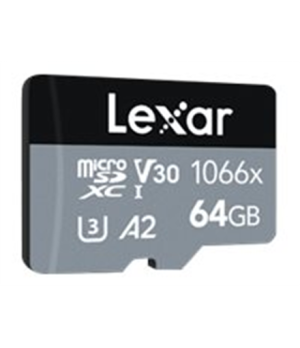 Lexar | Professional 1066x | UHS-I | 64 GB | MicroSDXC | Flash memory class 10