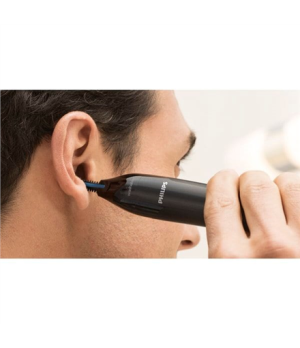 Philips | Nose and Ear Trimmer | NT1650/16 | Nose Hair Trimmer | Wet & Dry | Black