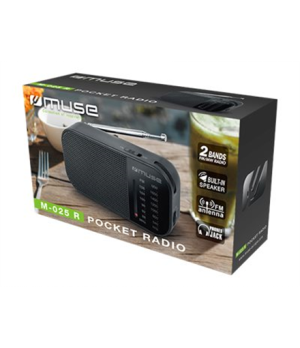 Muse | M-025 R | Portable radio | Black