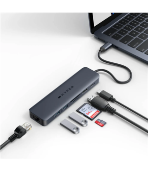 Hyper | HyperDrive EcoSmart Gen.2 Universal USB-C 7-in-1 Hub w 100 W PD Power Pass-thru