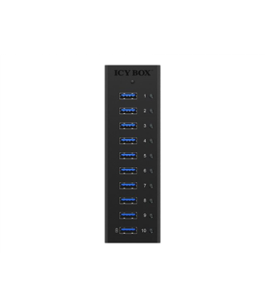 Raidsonic | 10 port USB 3.0 Hub | Icy Box IB-AC6110