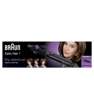 Braun | Hair Styler | AS110 Satin Hair 1 | Warranty 24 month(s) | 200 W | Black