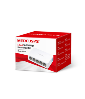 Mercusys | Switch | MS105 | Unmanaged | Desktop | 10/100 Mbps (RJ-45) ports quantity 5 | Power supply type External