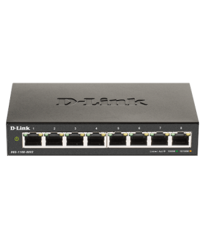 D-Link | Smart Gigabit Ethernet Switch | DGS-1100-08V2 | Managed | Desktop | Power supply type External | 24 month(s)