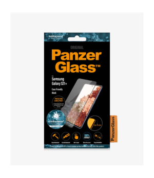 PanzerGlass | Samsung | Galaxy S21+ Series | Antibacterial glass | Black | Case Friendly | Antifingerprint screen protector