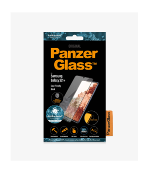 PanzerGlass | Samsung | Galaxy S21+ Series | Antibacterial glass | Black | Case Friendly, Compatible with the in-screen fingerpr