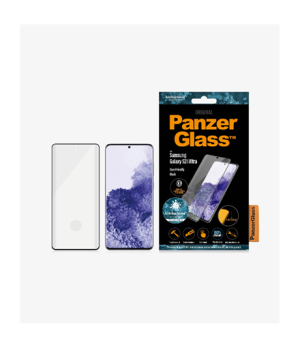 PanzerGlass | Samsung | Galaxy S21 Ultra Series | Antibacterial glass | Black | Case Friendly, Compatible with the in-screen fin