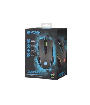 Fury | Gaming Mouse | Fury Hustler | Wired | Optical | Gaming Mouse | Black | Yes