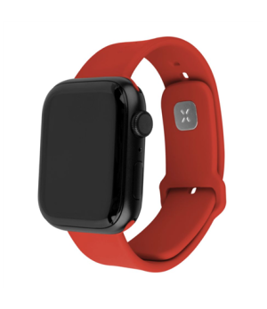 Fixed | Sporty Strap Set for Apple Watch Ultra 49mm | 180-250 mm | Red | Silicone