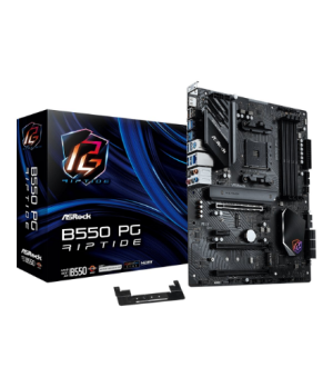 ASRock B550 PG RIPTIDE | Processor family AMD | Processor socket AM4 | DDR4 | Supported hard disk drive interfaces SATA, M.2 | N