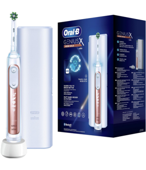 Oral-B Electric Toothbrush | Genius X | Rechargeable | For adults and children | Number of brush heads included 1 | Number of te