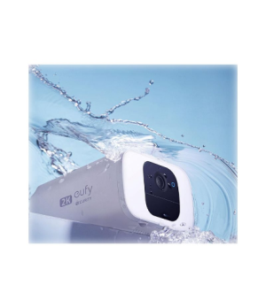 Anker Eufy | Security Camera | Spotlight Cam Solar | IP67 | 8GB Local Storage | Black and White