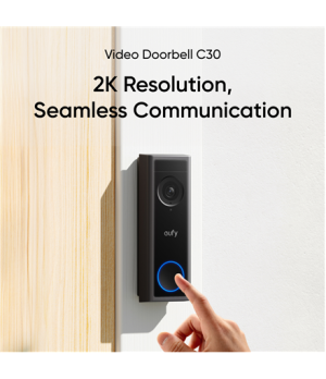 Anker Eufy | Security Video Doorbell | C30, 2K FHD