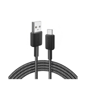 Anker 322 Braided Nylon Cable, Black | A81H5G11 | USB-A to USB-C