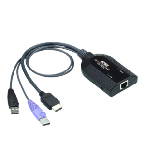 Aten USB HDMI Virtual Media KVM Adapter Cable (Support Smart Card Reader and Audio De-Embedder) | Aten | USB HDMI Virtual Media 