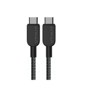 Anker 310 Braided Nylon Cable, Black | A81D5H11 | USB-C to USB-C