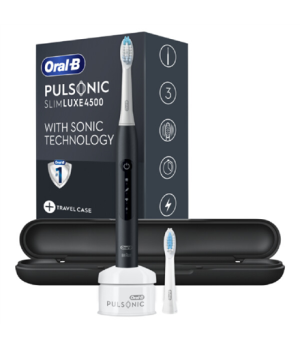 Oral-B Toothbrush | Pulsonic Slim Luxe 4500 | Rechargeable | For adults | Number of brush heads included 2 | Number of teeth bru