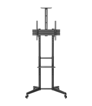 Goobay Floor stand | 59508 TV Presentation Stand Pro (Size L) | Adjustable Height, Tilt | 37-70 " | Black