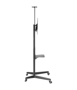 Goobay Floor stand | 59508 TV Presentation Stand Pro (Size L) | Adjustable Height, Tilt | 37-70 " | Black