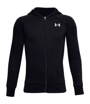 Under Armour | 1357613 001 | Black | Rival Full Zip Sweatshirt for men, Size - S