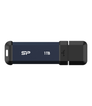 Silicon Power Portable External SSD | MS60 | 500 GB | N/A " | Type-A USB 3.2 Gen 2 | Blue