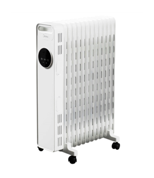 Midea Oil Radiator Heater | NY2513-22MR | Oil Radiator | 2500 W | Number of power levels 3 | Suitable for rooms up to 35 m² | Wh