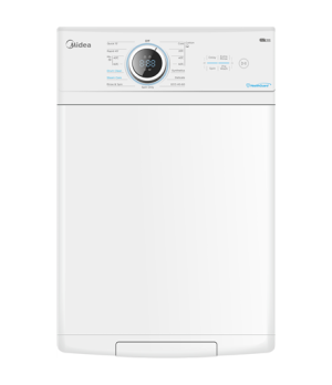 Midea Washing Machine | MF100T60B/W | Energy efficiency class A | Top loading | Washing capacity 6 kg | 1200 RPM | Depth 61 cm |