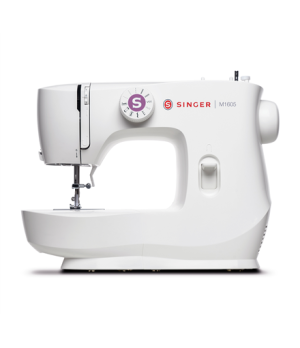 Singer | Sewing Machine | M1605 | Number of stitches 6 | Number of buttonholes 1 | White