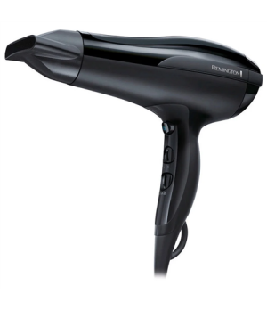 Remington Hair Dryer | D5215 Pro-Air Shine | 2300 W | Number of temperature settings 3 | Ionic function | Diffuser nozzle | Blac