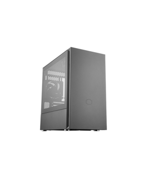 Cooler Master | Silencio S400 with Steel side panel | Black | Mini ITX, Micro ATX | Power supply included No