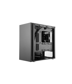 Cooler Master | Silencio S400 with Steel side panel | Black | Mini ITX, Micro ATX | Power supply included No