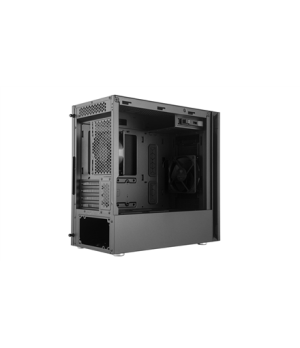 Cooler Master | Silencio S400 with Steel side panel | Black | Mini ITX, Micro ATX | Power supply included No