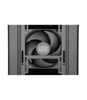 Cooler Master | Silencio S400 with Steel side panel | Black | Mini ITX, Micro ATX | Power supply included No