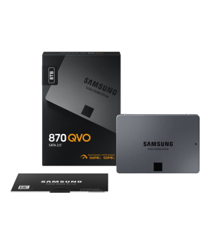 Samsung | SSD | 870 QVO | 8000 GB | SSD form factor 2.5" | SSD interface SATA III | Read speed 560 MB/s | Write speed 530 MB/s