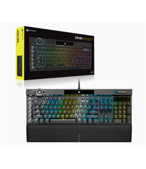 Corsair | Mechanical Gaming Keyboard | K100 RGB Optical | Wired | Mechanical Gaming Keyboard | US | Black/Red