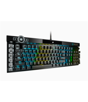 Corsair | Mechanical Gaming Keyboard | K100 RGB Optical | Wired | Mechanical Gaming Keyboard | US | Black/Red