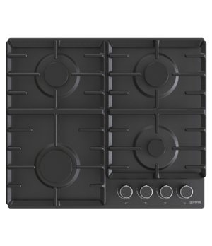 Gorenje | Hob | G642AB | Gas | Number of burners/cooking zones 4 | Rotary knobs | Black