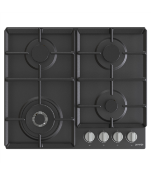 Gorenje | GW641EXB | Hob | Gas | Number of burners/cooking zones 4 | Rotary knobs | Black