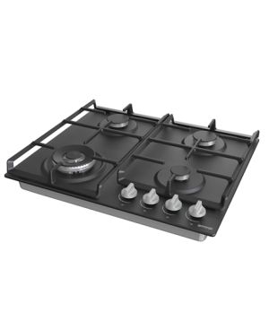 Gorenje | GW641EXB | Hob | Gas | Number of burners/cooking zones 4 | Rotary knobs | Black